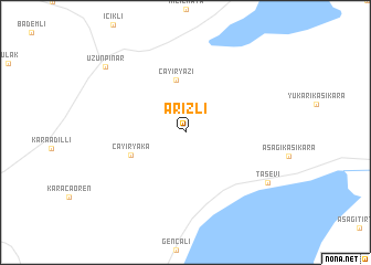 map of Arızlı