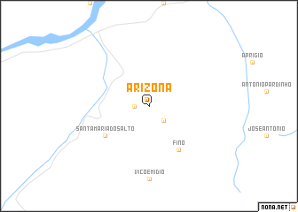 map of Arizona