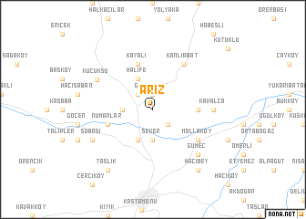 map of Arız