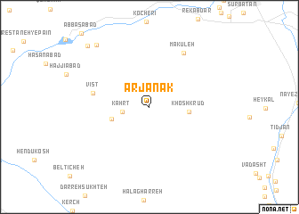 map of Arjanak