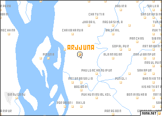 map of Arjjuna