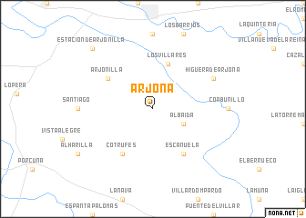 map of Arjona