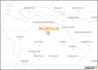 map of Arjonilla