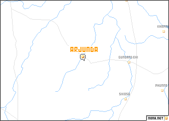 map of Arjunda