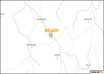 map of Arjuni