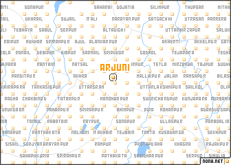 map of Arjuni