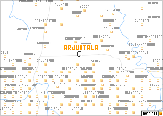 map of Arjuntala