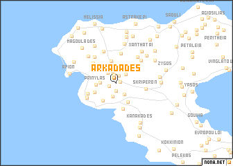 map of Arkadádes