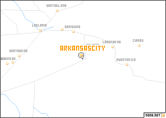 map of Arkansas City