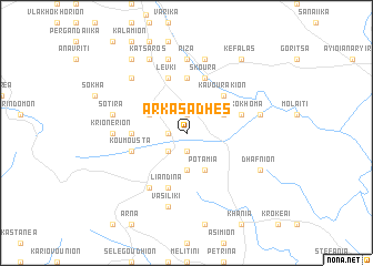 map of Arkasádhes