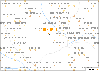 map of Arkavīn