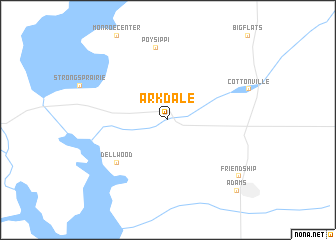 map of Arkdale