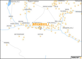 map of Arkhai Kili