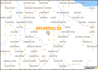 map of Arkhángelos