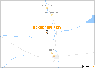 map of Arkhangelʼskiy
