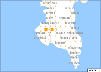 map of Arkhiá