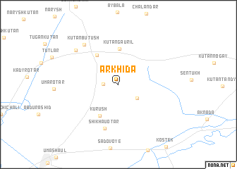 map of Arkhida