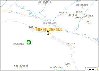 map of Arkhiloskalo