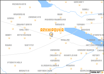 map of Arkhipovka