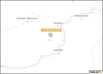 map of Arkhipovo