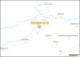 map of Arkhipyata