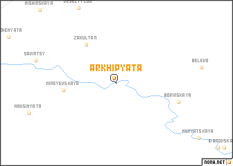 map of Arkhipyata