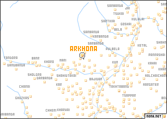 map of Arkhona