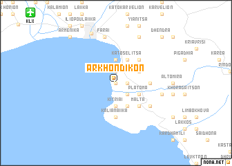 map of Arkhondikón