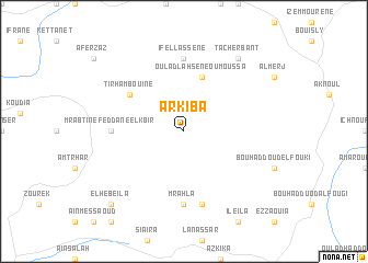 map of Arkiba