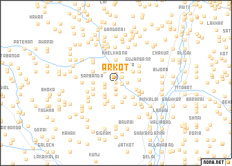 map of Arkot