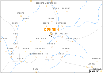 map of Arkoum