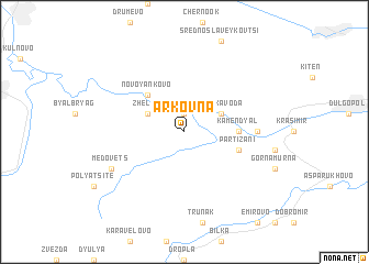 map of Arkovna