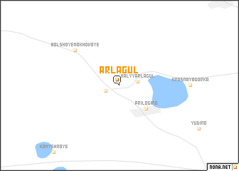 map of Arlagul\