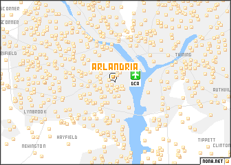 map of Arlandria