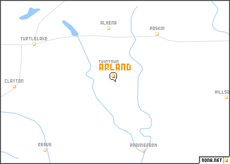 map of Arland