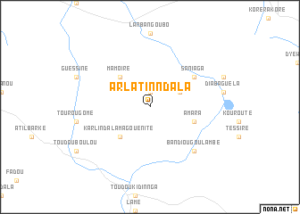 map of Arlatinndala
