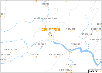 map of Arlen Siu