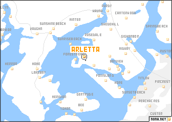 map of Arletta