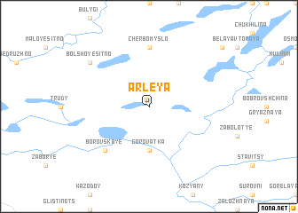 map of Arleya