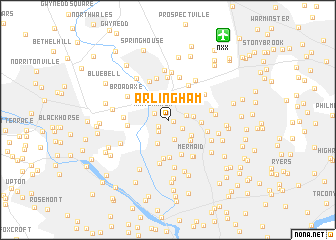 map of Arlingham