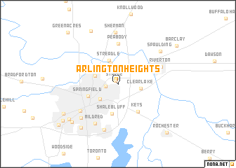 map of Arlington Heights