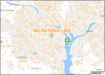 map of Arlington Village