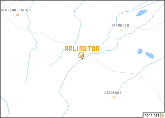 map of Arlington