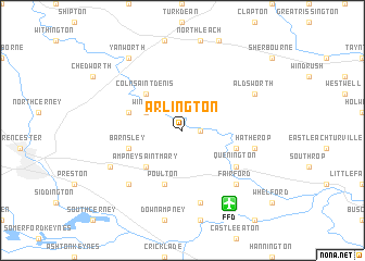 map of Arlington