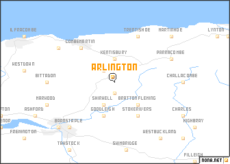 map of Arlington