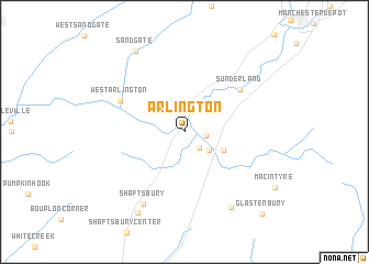 map of Arlington