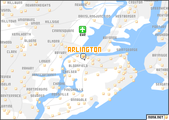 map of Arlington