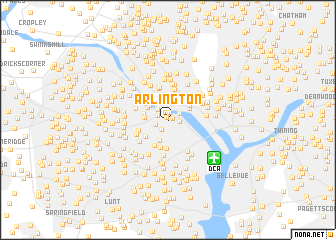 map of Arlington