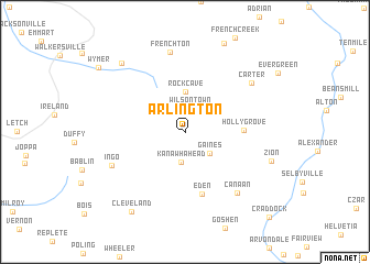 map of Arlington