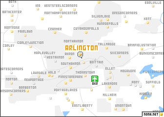 map of Arlington